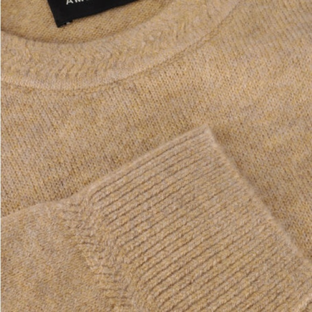 Scotch and Soda Camel Knit Sweater